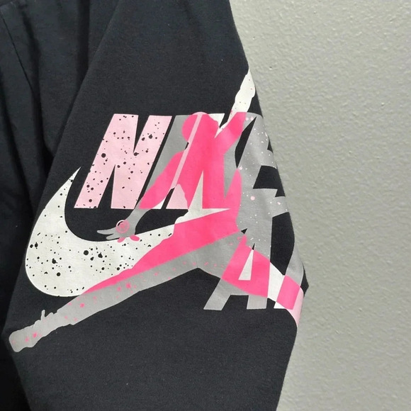 Air Jordan Girls Black Biker Shorts‎ Size L. - Picture 3 of 6